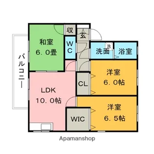 カサグランデ【2階】の間取り