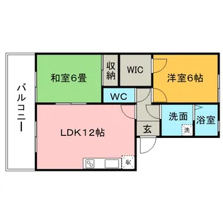 セジュール小森野【3階】の間取り