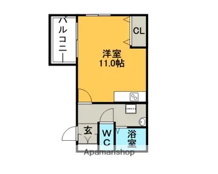 MA RICHESSE(マ・リシェス)【203号室】の間取り