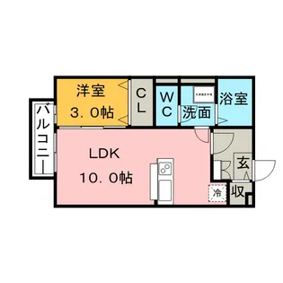 フローラリッシュ【2階】の間取り