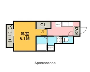 ヴァンパッソルⅡ【1階】の間取り