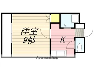 スリム小戸【1階】の間取り