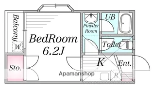 コンフォートベネフィス室見Ⅱ【1階】の間取り