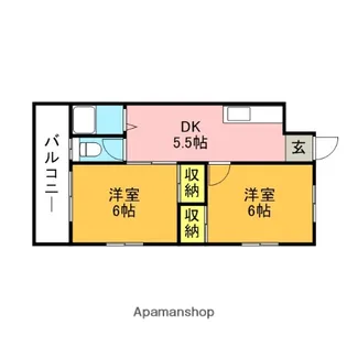 ラフォーレ室見【301号室】の間取り
