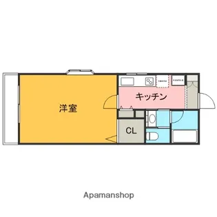 コリール下山門【1階】の間取り