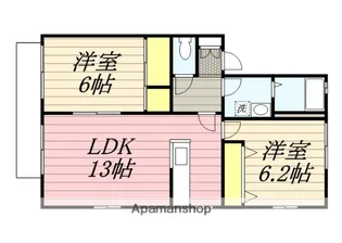 ディアス野方B棟【2階】の間取り