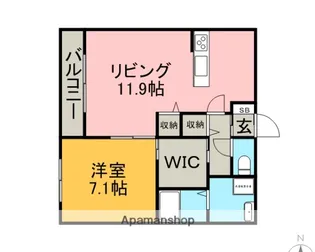 プレアデス泉【2階】の間取り