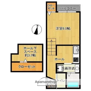 ヴォラーレ周船寺【103号室】の間取り