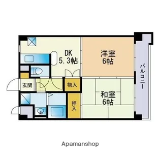マルベリー姪浜【1階】の間取り
