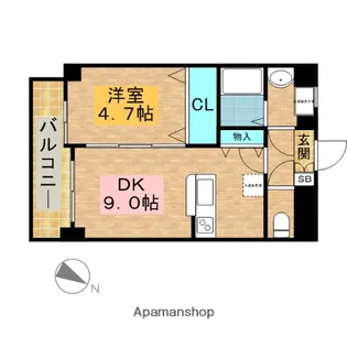クレインケープⅡ【2階】の間取り