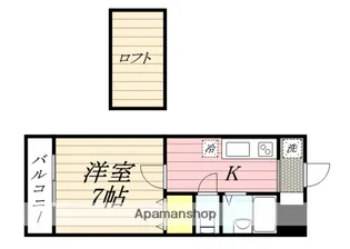 ファインフィールドⅡ【205号室】の間取り