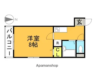 ジョイアスM【401号室】の間取り