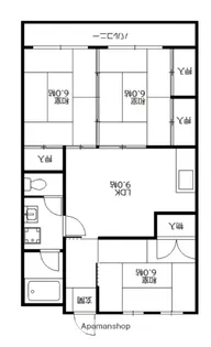 コンダクトヴィレッジ姪浜サウス【403号室】の間取り