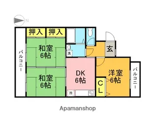 第一西納ビル【1階】の間取り