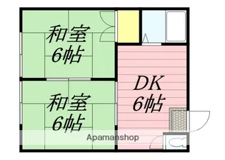 ビーチコーポ【2階】の間取り