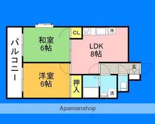 スインパスィ【6階】の間取り