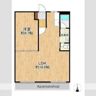 ステーションハイツ【203号室】の間取り