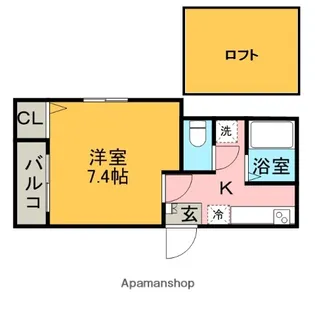 ポラリス下山門V【2階】の間取り