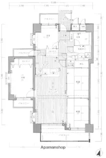 サーパスシティ前原壱番館【4階】の間取り