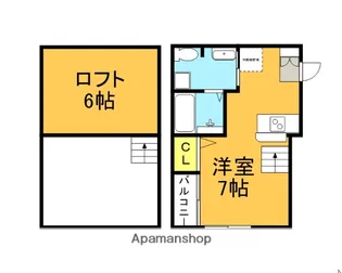 CHOCOLATEⅡ【2階】の間取り