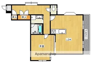 リベール室見【101号室】の間取り
