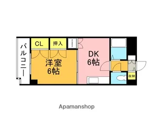 松栄パワーマンション【2階】の間取り