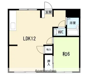 ピア下山門【2階】の間取り