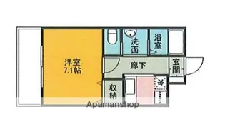 ラクール周船寺【4階】の間取り