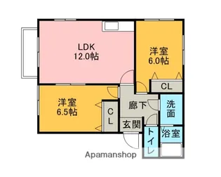 プリーマルーチェ【B202号室】の間取り
