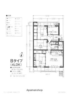 スコーレ生の松原【402号室】の間取り