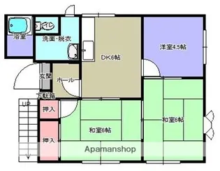ソレム横浜【2階】の間取り
