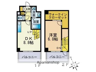伊都久賀ビル【302号室】の間取り