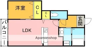 エルメゾン富士見【1階】の間取り