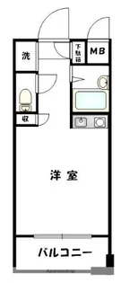 パンルネックス・ディア室見【6階】の間取り