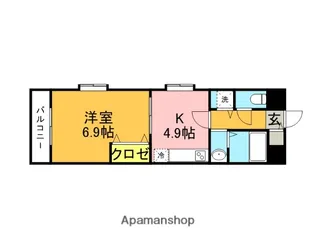 ピーシェグランサ【2階】の間取り