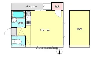 OM新室見【201号室】の間取り