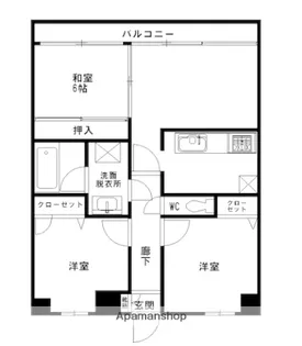 サンパール前原【4階】の間取り