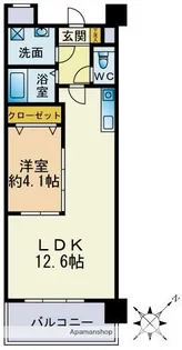 サクセス伊都本館【5階】の間取り