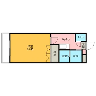 ユースパレスⅠ【2階】の間取り