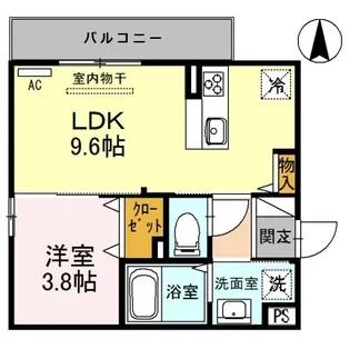 フェリス横浜【3階】の間取り