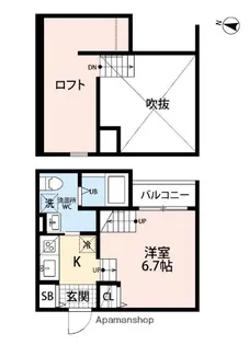 PRALINE【1階】の間取り
