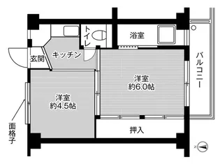 ビレッジハウス成島1号棟【3階】の間取り