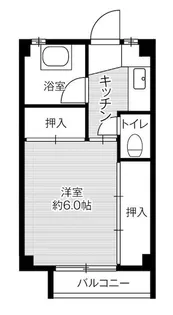 ビレッジハウス高花平2号棟【0401号室】の間取り