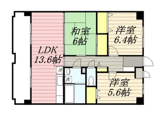 マリエール今宿【4階】の間取り