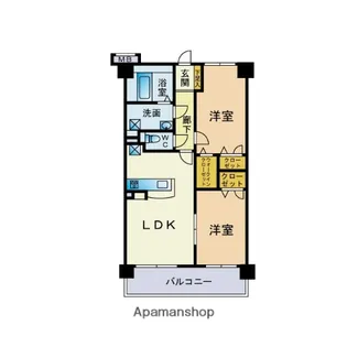 エストアリオ室見【1階】の間取り