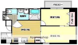 冨永薬局ビル【202号室】の間取り