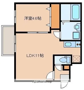 MA CHERIE R姪浜【3階】の間取り