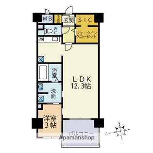アウローラ【405号室】の間取り