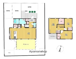 福岡県福岡市西区大字千里【一戸建】の間取り