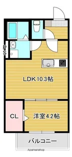 CRECIA前原駅前【1階】の間取り